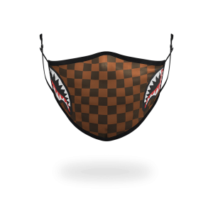ADULT SHARKS IN PARIS (SIDE SHARK) FORM-FITTING FACE MASK