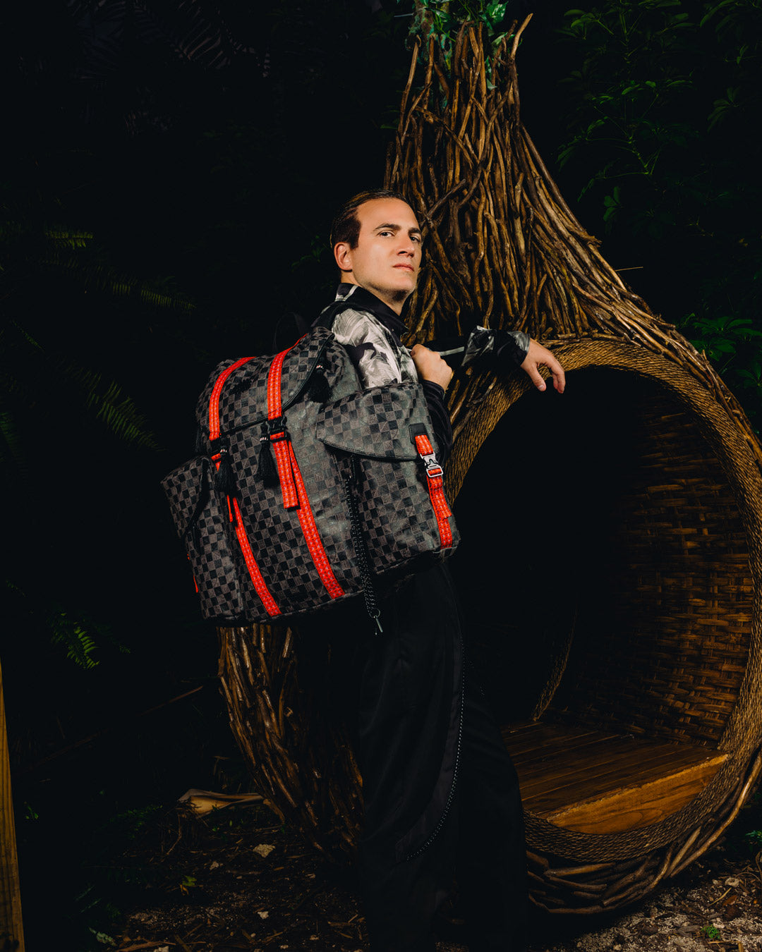 A.I. AFRICAN INTELLIGENCE MIDNIGHT MAGIC BACKPACK - SANDFLOWER COLLAB - Image 2