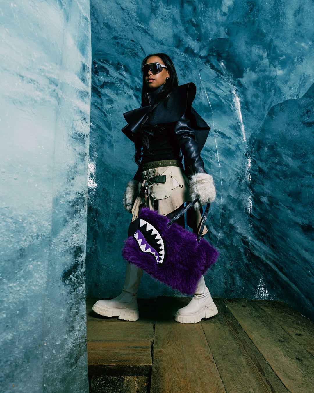 FURZILLA SHARK (PURP) TOTE - Image 6