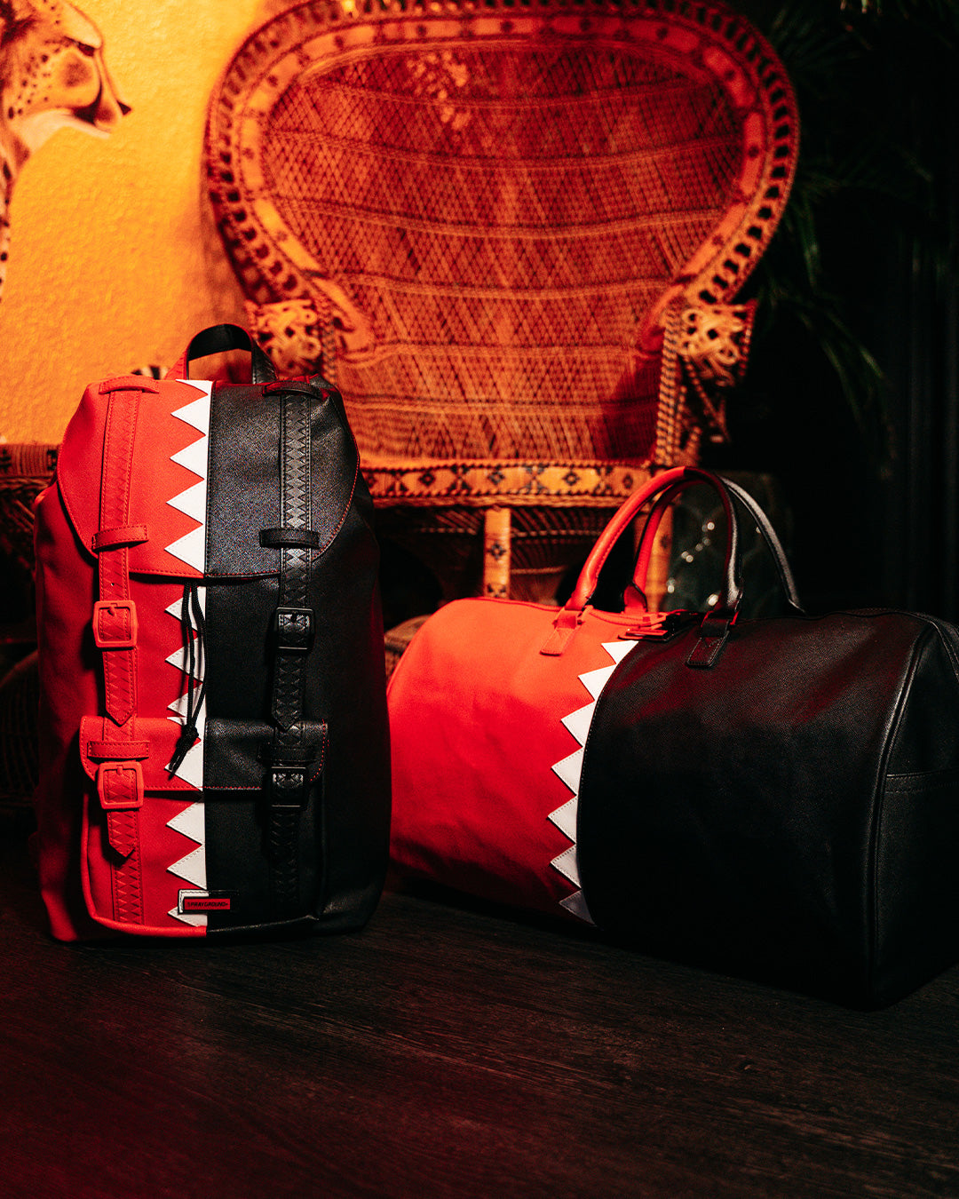 VERTICAL SHARK CUT & SEW HILLS BACKPACK - Image 4