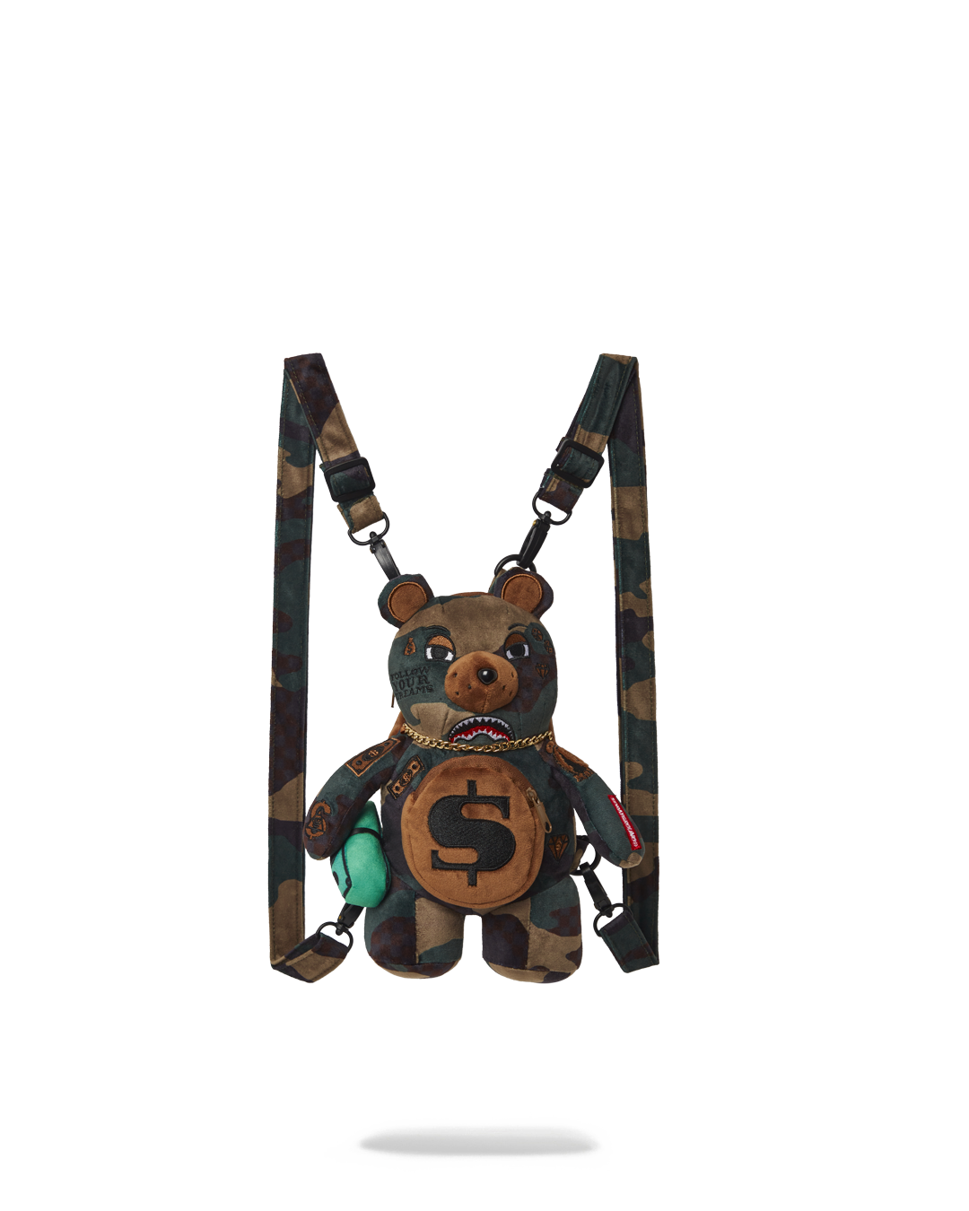 BEARCUB BACKPACK ?C CAMOCHECK MONEYBEAR