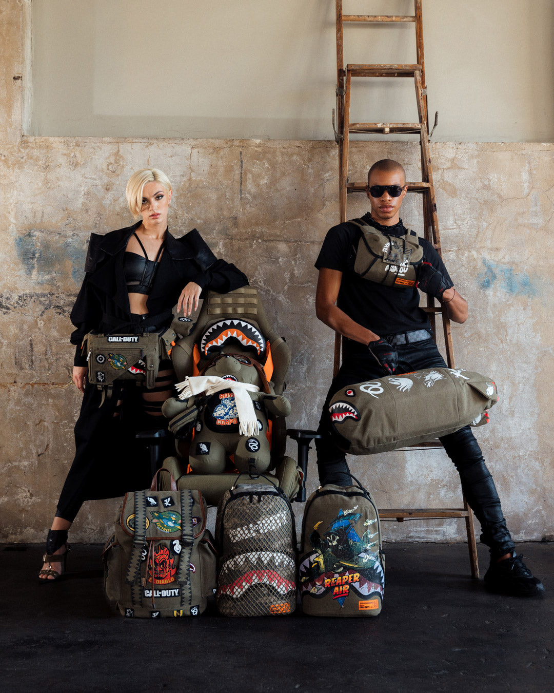 CALL OF DUTY AVIATOR FEARLESS MONEYBEAR TEDDYBEAR BACKPACK - Image 12