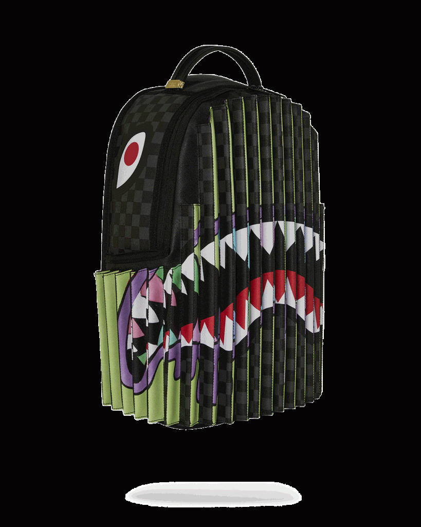 OPTICAL ILLUSION 2 WAY DESIGN BACKPACK