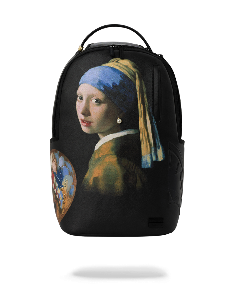 MAURITSHUIS MUSEUM SHARK PALETTE GIRL WITH A PEARL EARRING COLLAB BACKPACK