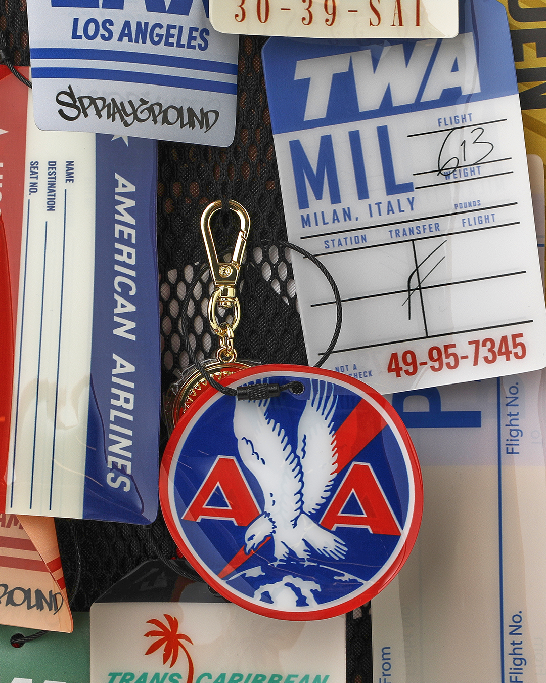 AMERICAN AIRLINES 100 YRS - TAGS ON TAGS BACKPACK - Image 16