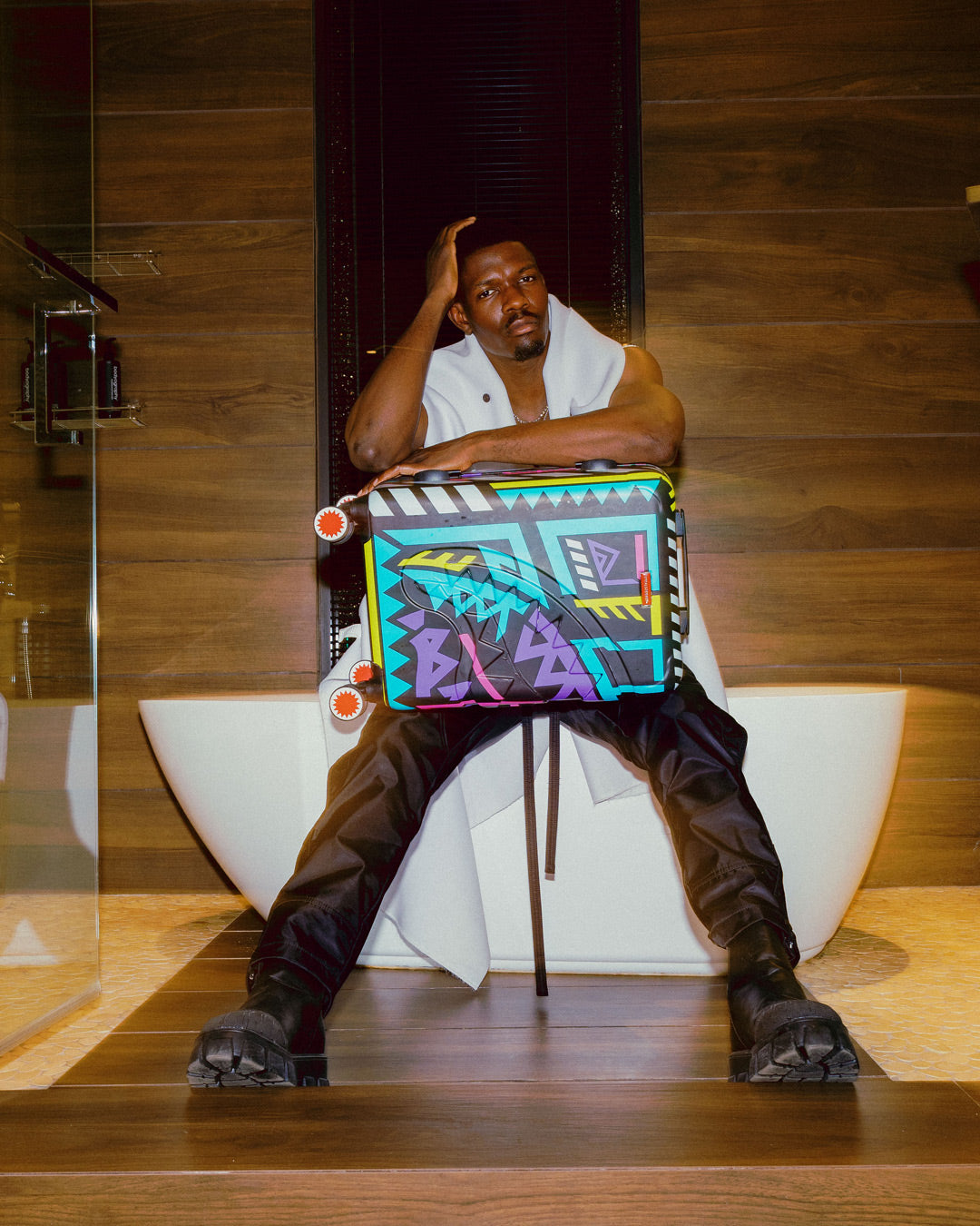 A.I. PATH TO THE FUTURE III HARDSHELL CARRY-ON LUGGAGE ?C SANDFLOWER COLLAB - Image 18
