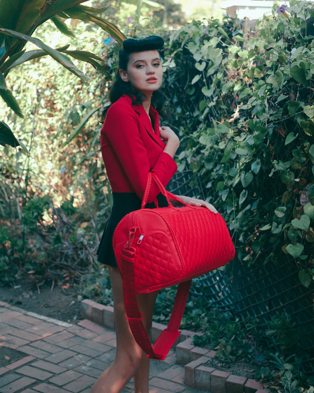 RED RIVIERA EMPEROR DUFFLE - Image 6