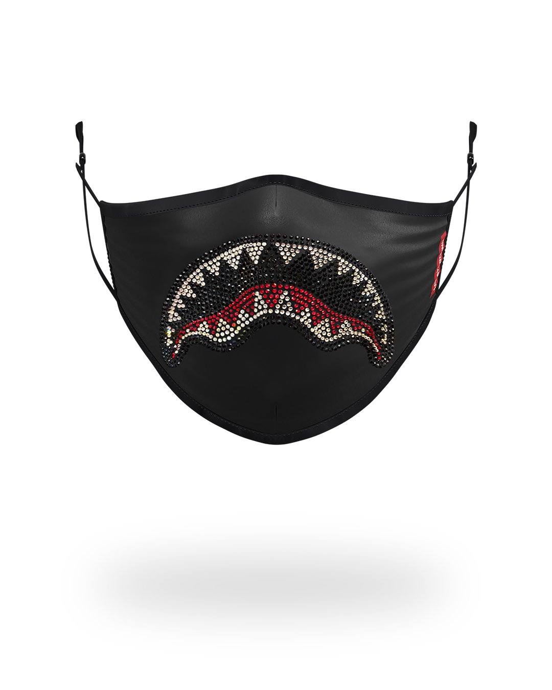 ADULT TRINITY SHARK FORM FITTING FACE MASK - Image 3