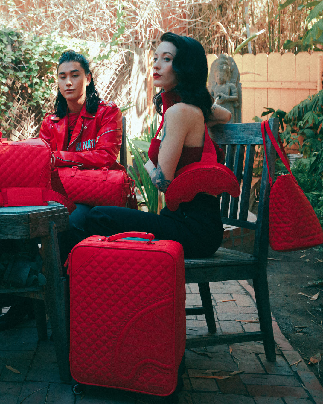 RED RIVIERA TOTE - Image 10