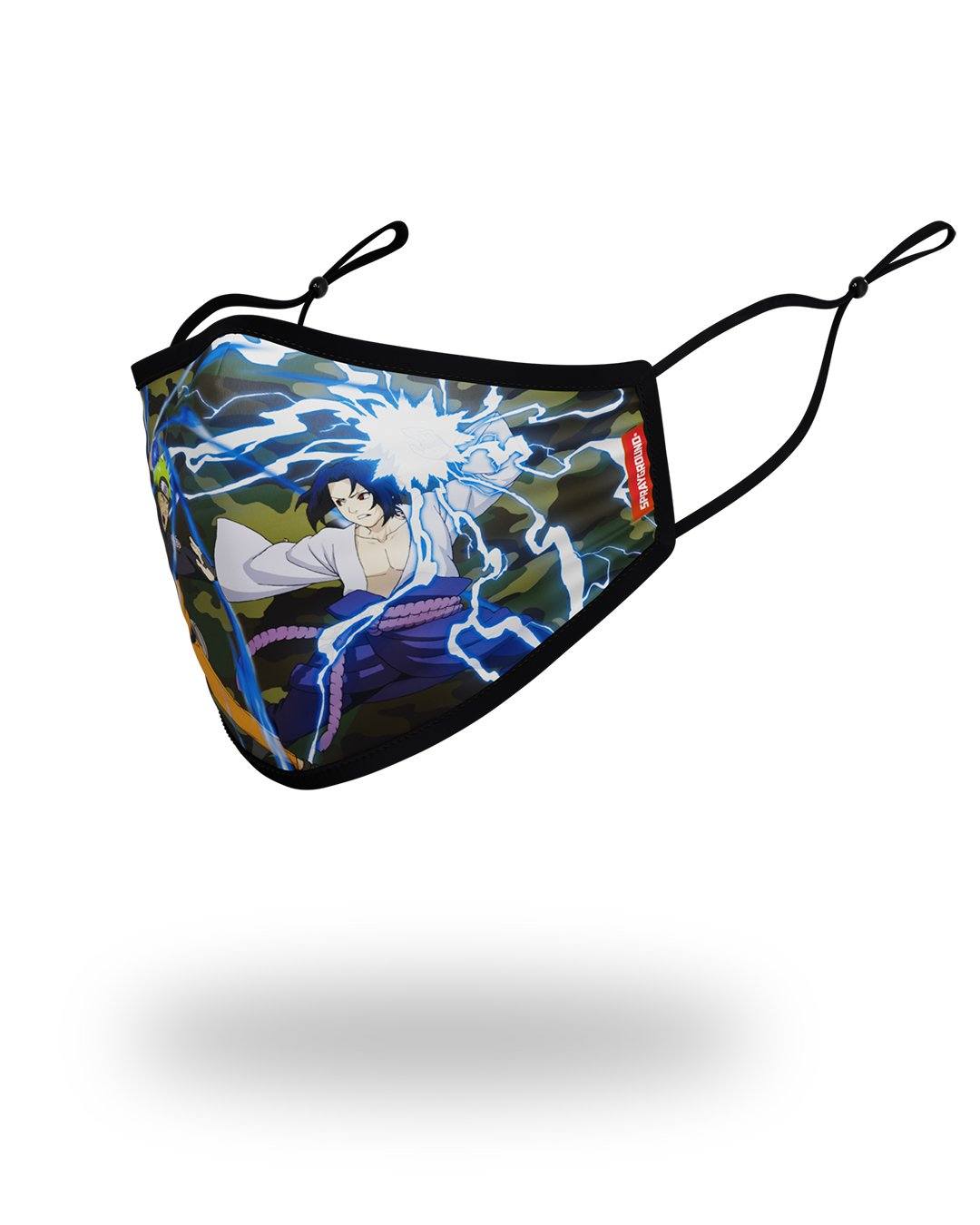 ADULT NARUTO VS SASUKE FORM FITTING FACE-COVERING - Image 2