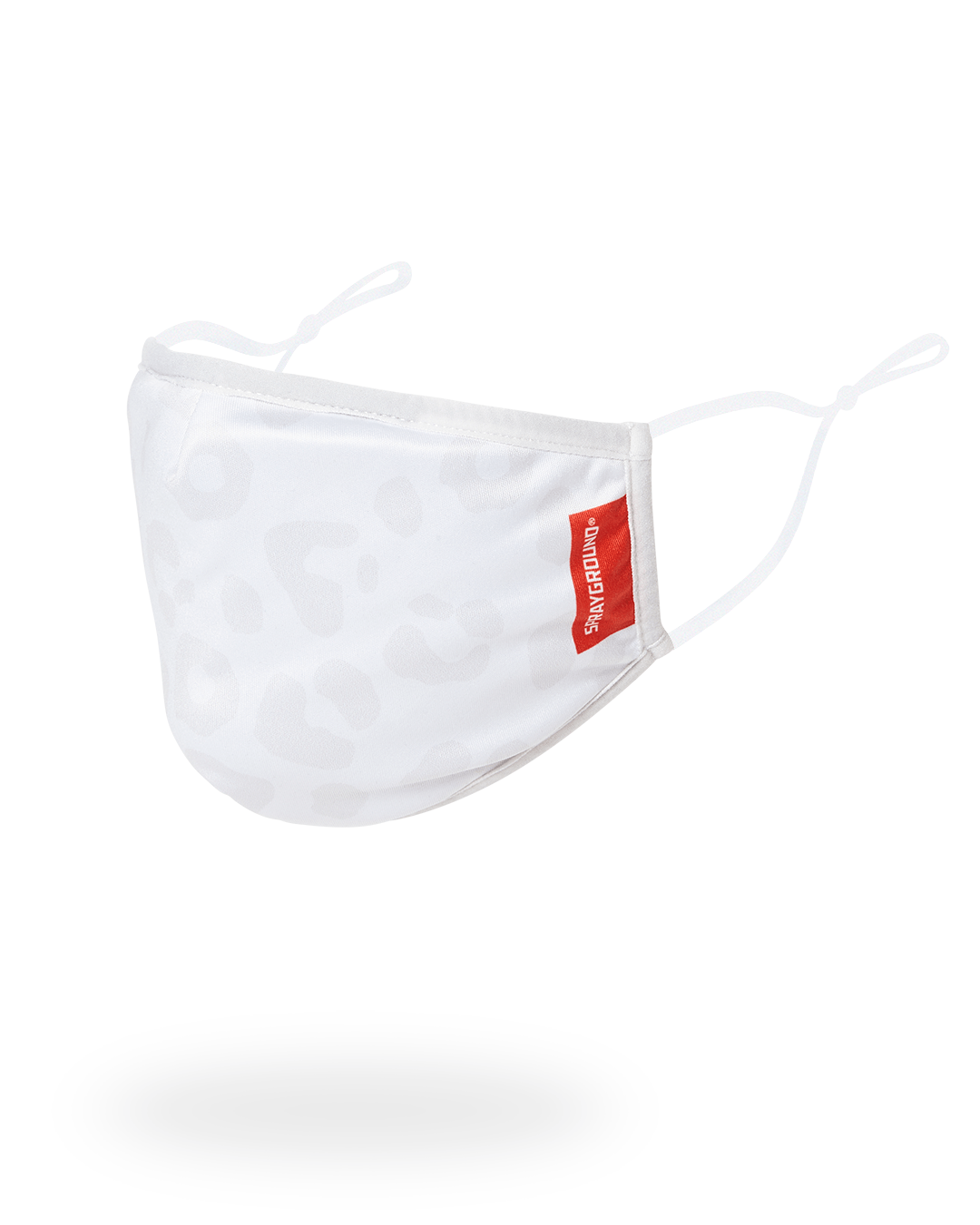SNOW LEOPARD POLYESTER FACE MASK - Image 2