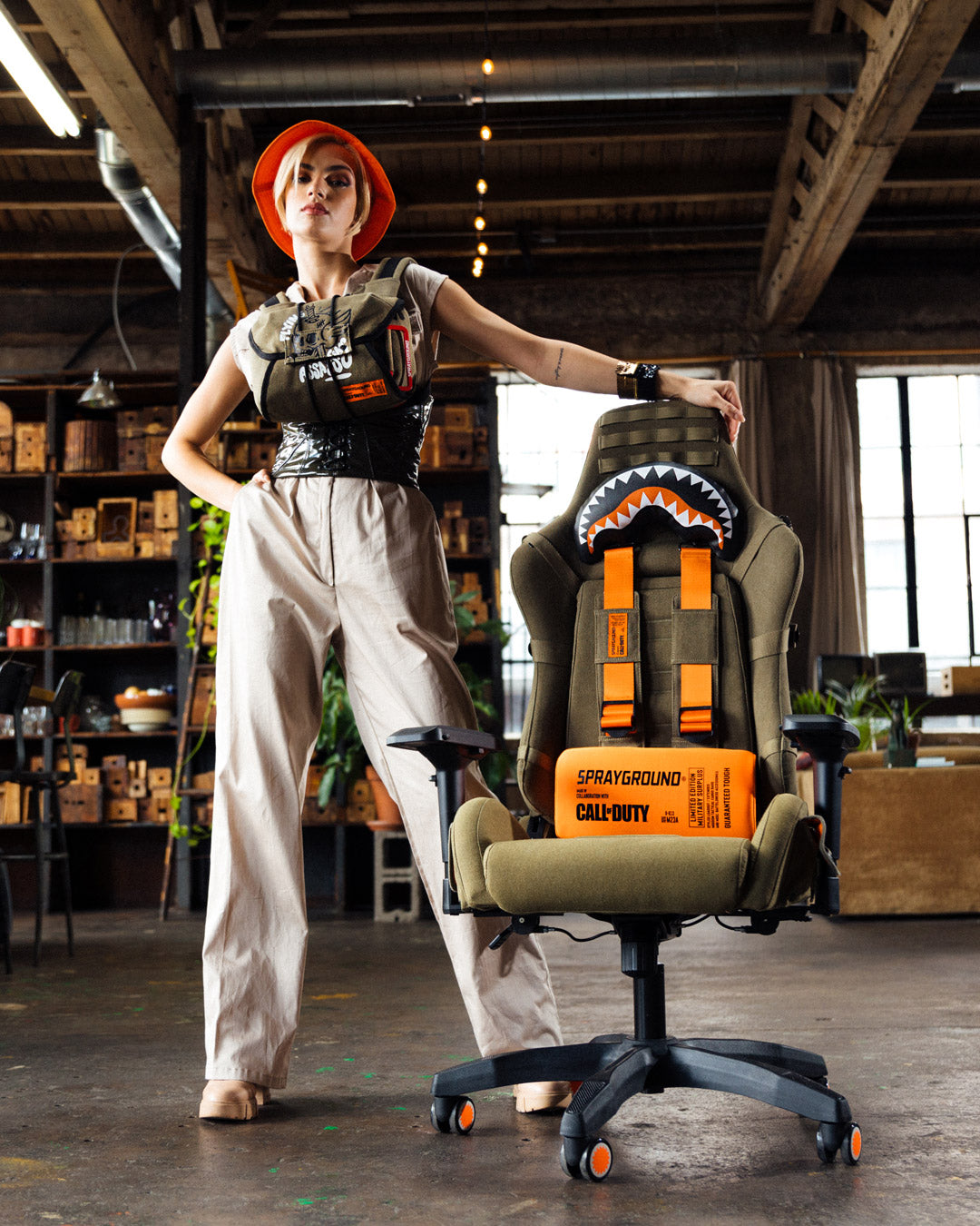 CALL OF DUTY READY FOR ACTION GAMING CHAIR - Image 6