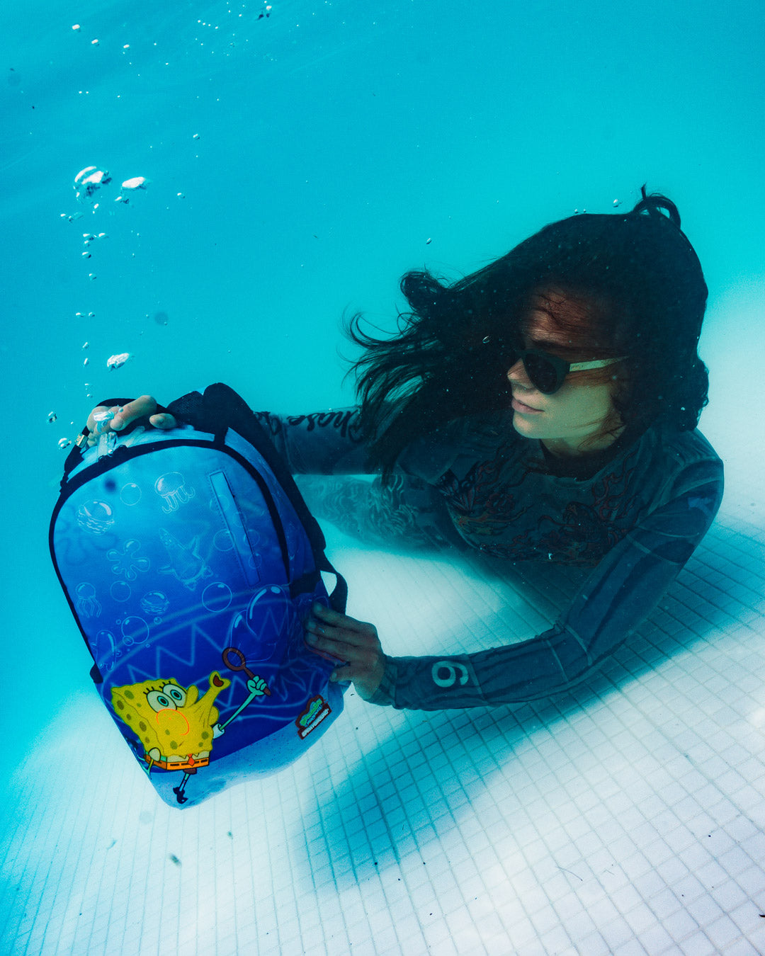 SPONGEBOB BLOWING BUBBLES DLXR MINI BACKPACK - Image 4