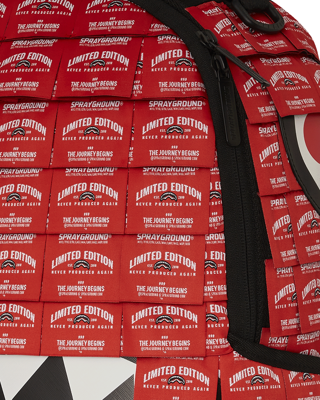 MADE OF WOVEN LABELS SHARK BACKPACK - Image 9